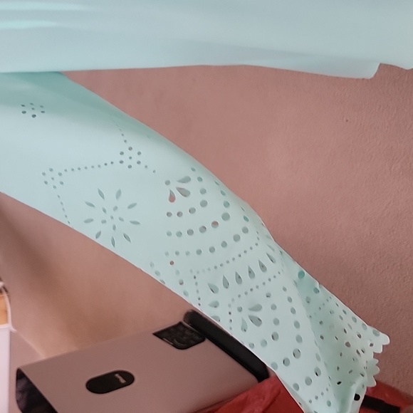 Seafoam green blouse by NY collection. Size small. - Picture 2 of 8